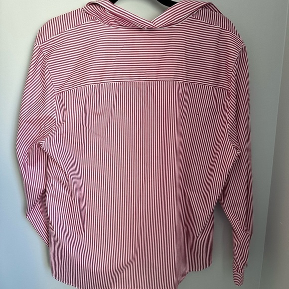 Foxcroft Women’s No Iron Striped Shirt - PLUS SIZE or Oversized - Picture 4 of 4